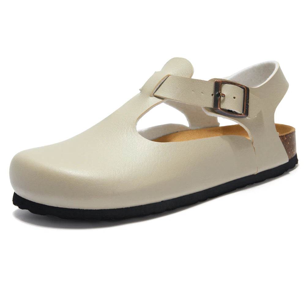 Summer Women's Gladiator Cork Sandals | Casual Buckle Straps