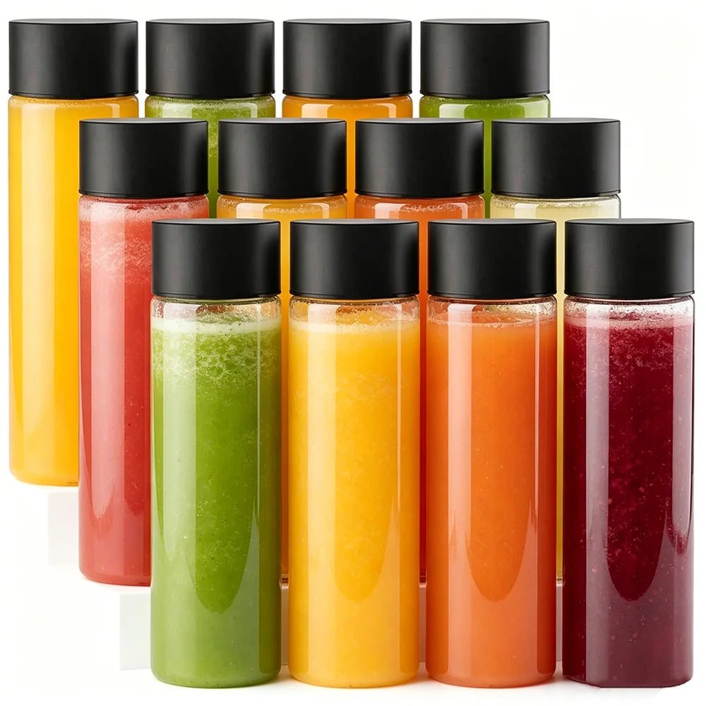 Bulk Reusable Plastic Juice & Water Bottles | Perfect for Crafts