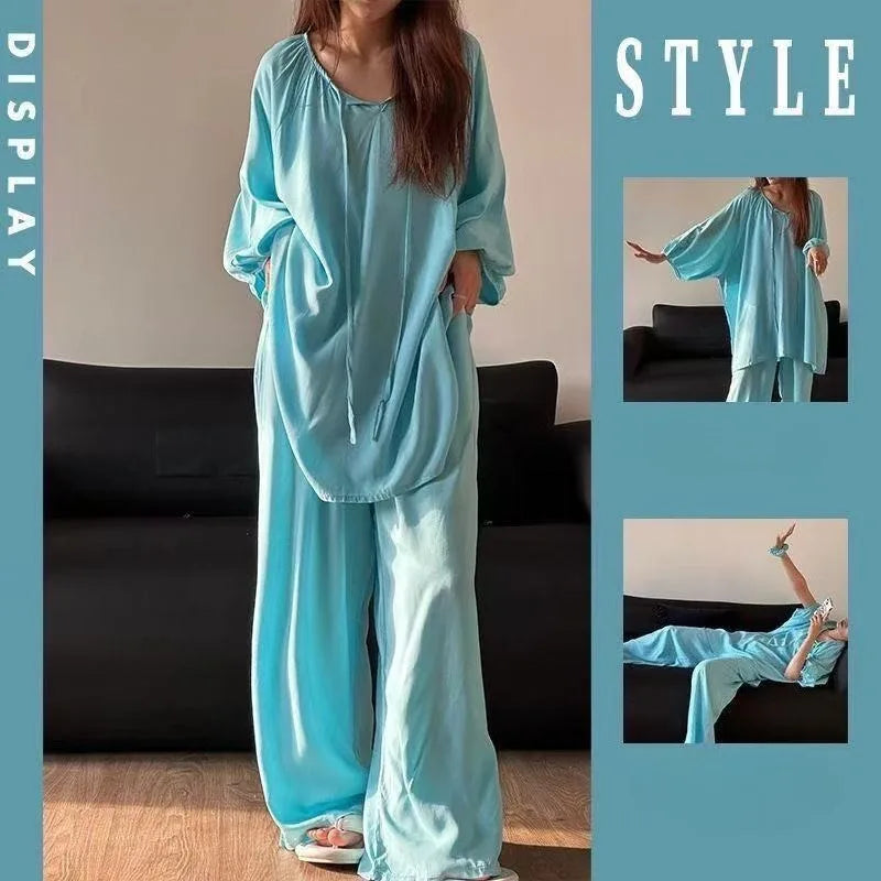 Women's Loose Pajamas Set | Cozy Oversized Sleepwear for Home