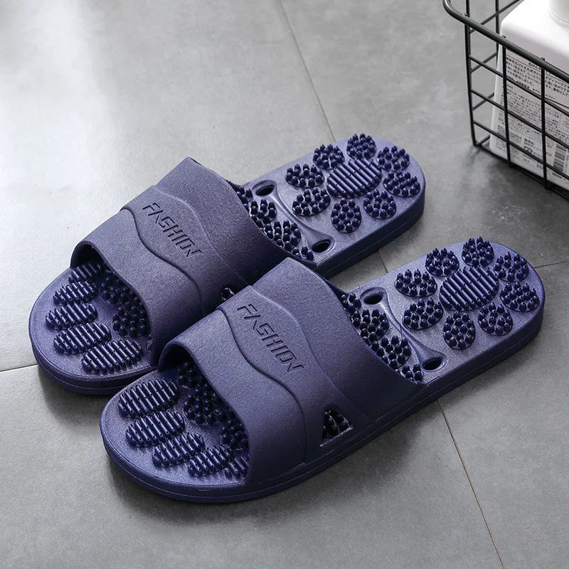 Women & Men Massage Slippers | Soft Non-Slip Indoor Slides