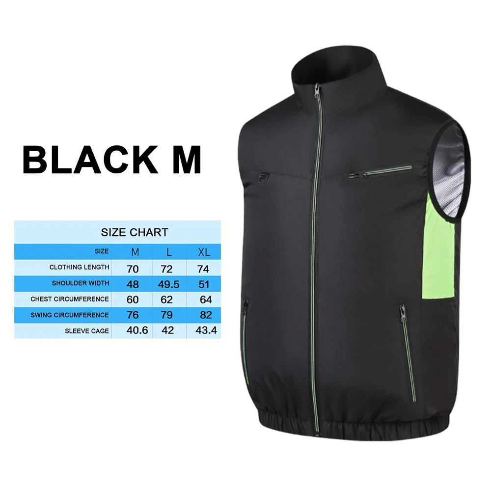 Cooling Fan Vest for Summer | Breathable Heat Resistant Jacket