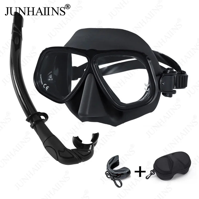 Freediving Mask with Aluminum Frame | Anti-Fog Diving Gear