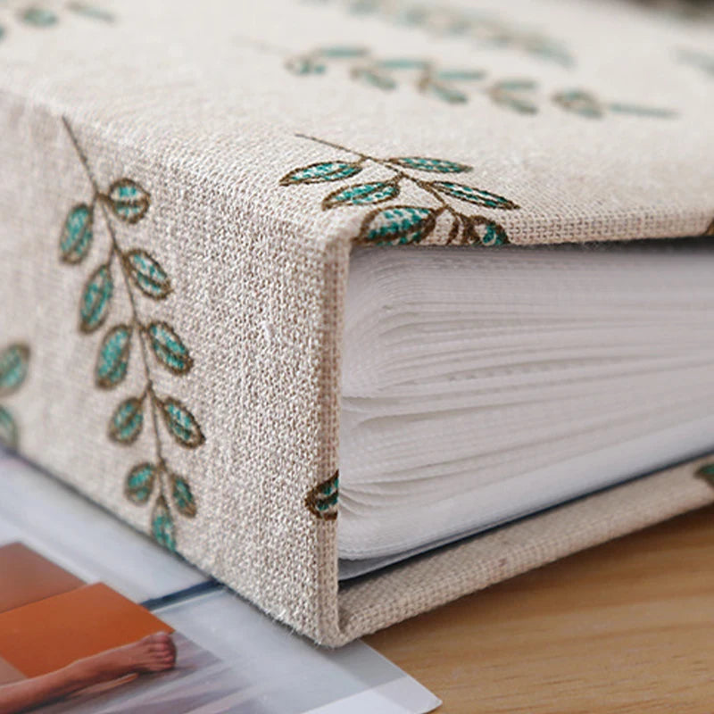 200pcs 6-inch Fabric Photo Album | Large Capacity Family Keepsake