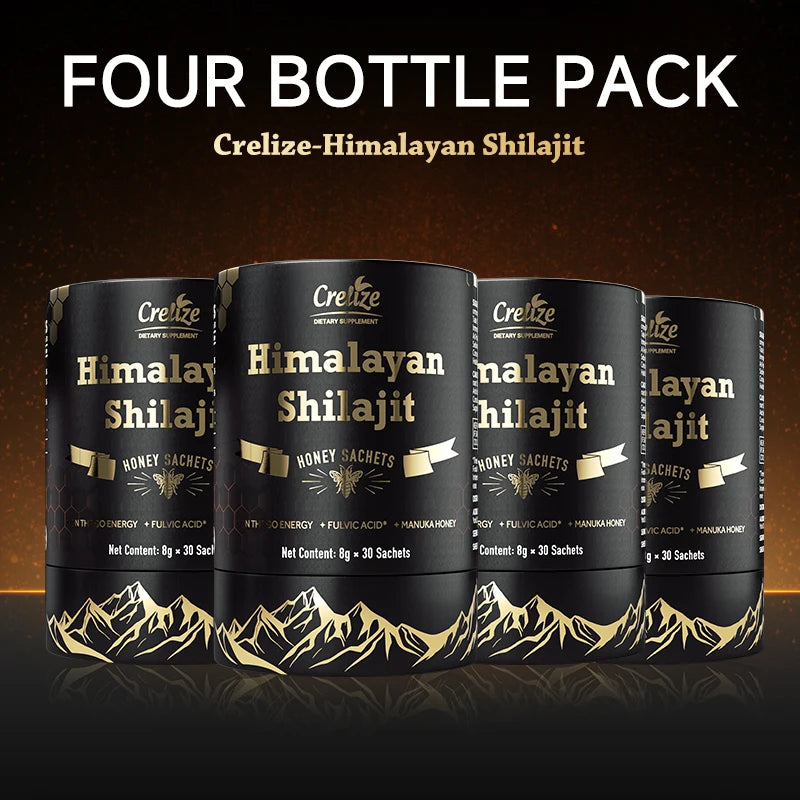 Shilajit Honey Sticks with Saffron for Energy & Mood Balance