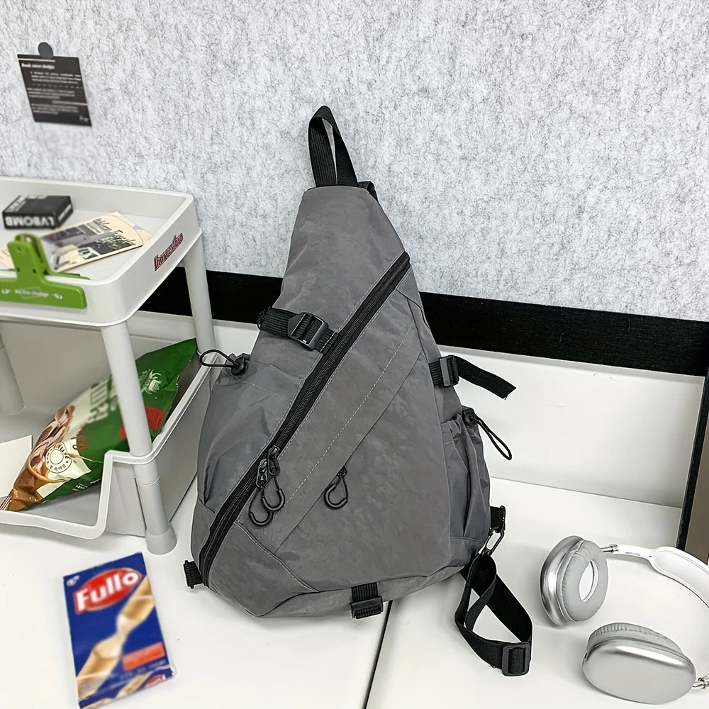 Large Capacity Chest Bag, Sports Shoulder Bag, Cycling Bag, Workwear Bag, New Functional and Versatile Crossbody Bag