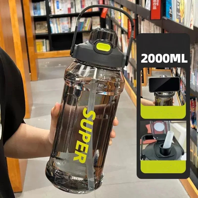 Large Capacity Leakproof Sports Water Bottle for Fitness & Travel