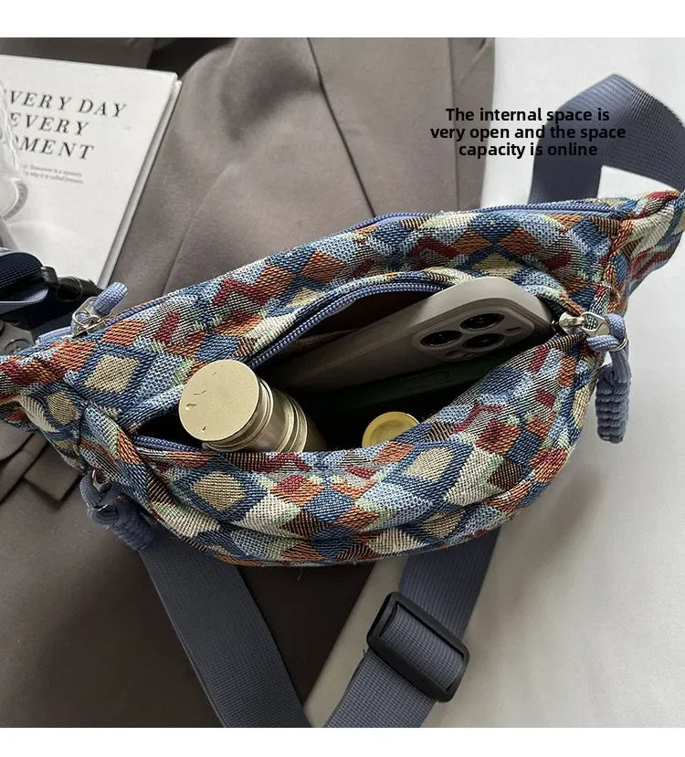 Stylish Corduroy Belt Bag for Women | Versatile Fanny Pack