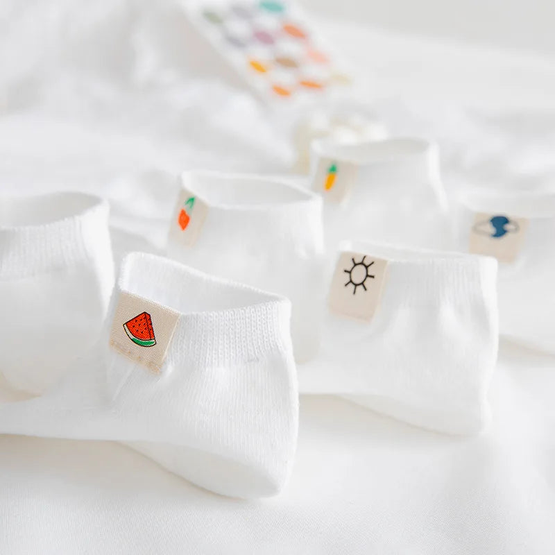 Cute Cartoon Low Cut Ankle Socks for Women | Cozy Summer Footwear
