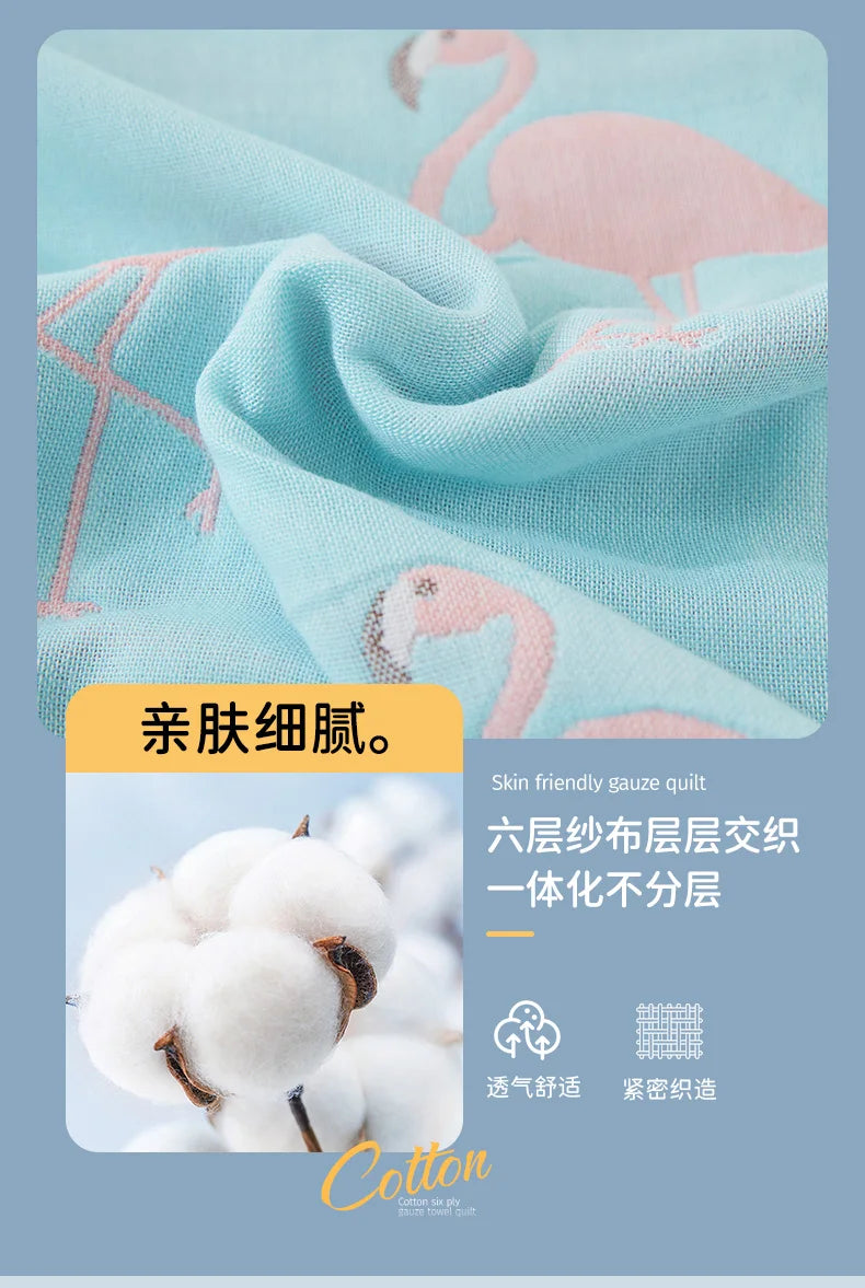 Breathable Summer Quilt | Multi-functional Cotton Towel Blanket