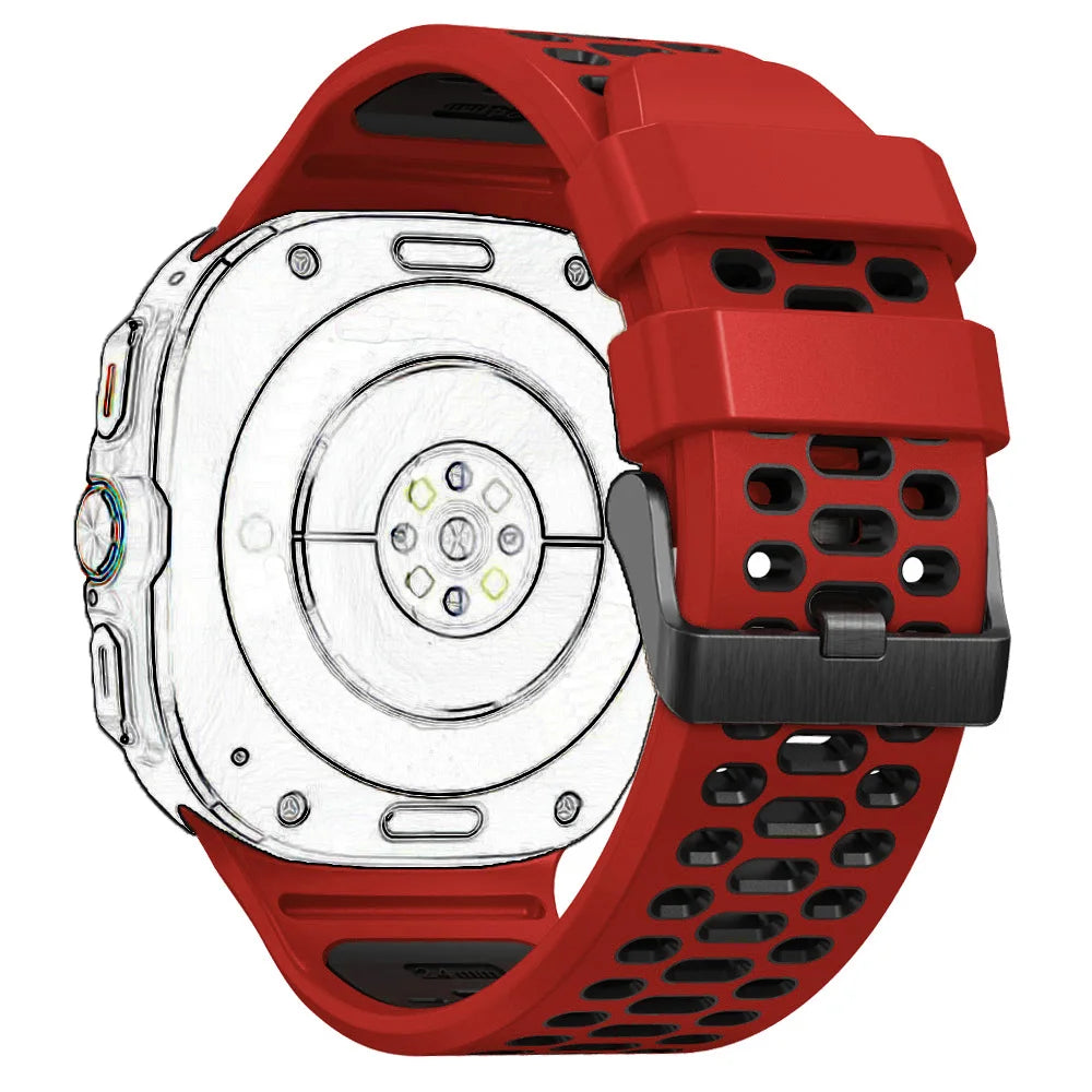 Silicone Breathable Band for Sports Watches | Comfortable Strap