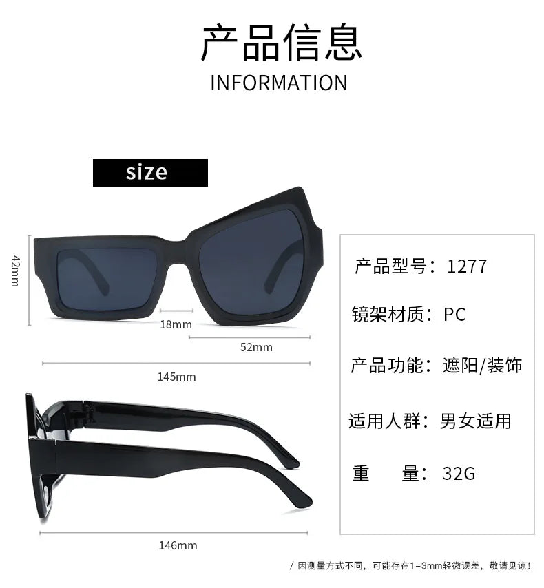 Polygon Vintage Square Sunglasses for Women & Men | Stylish Eyewear