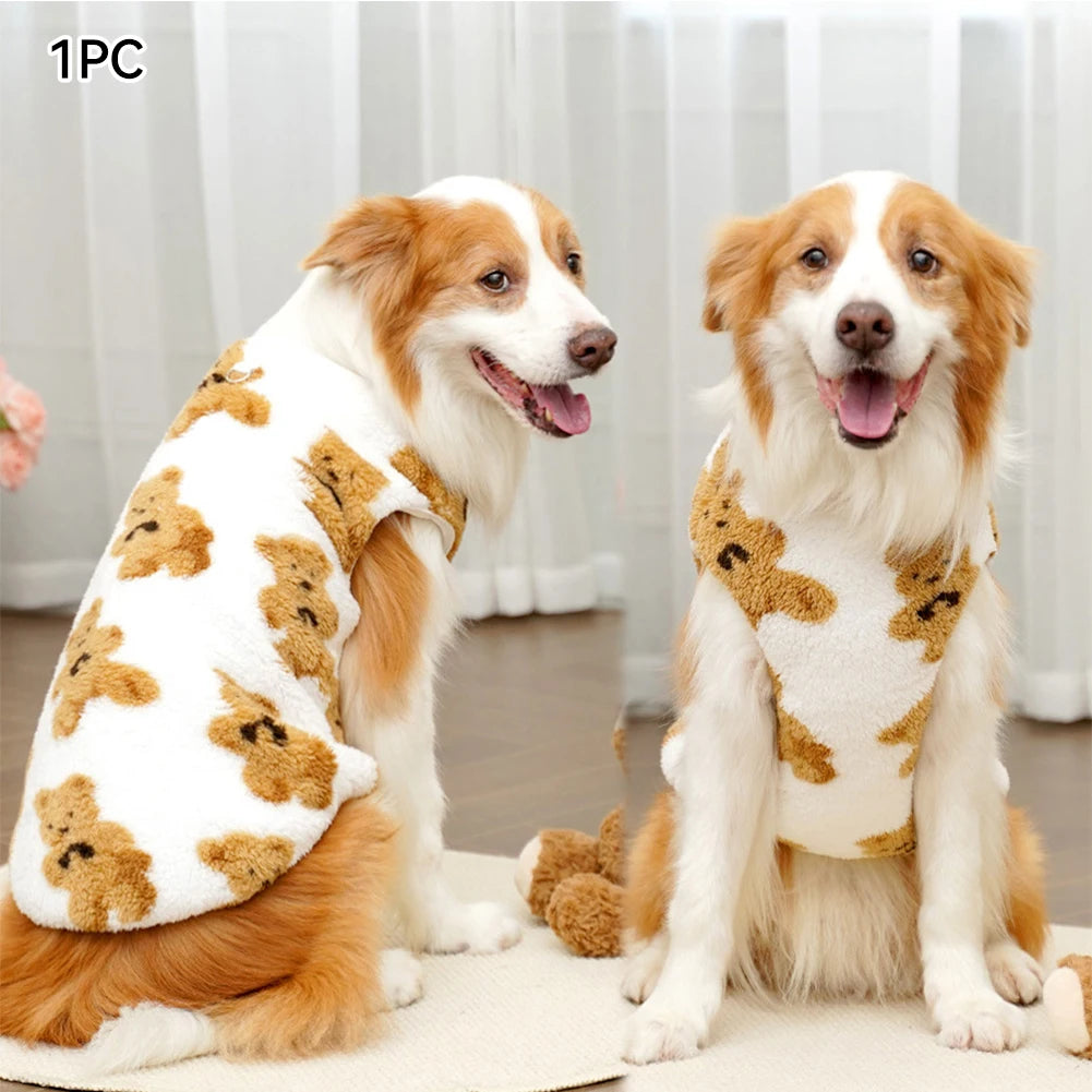Cozy Pet Flannel Coat | Stylish & Warm Winter Clothing