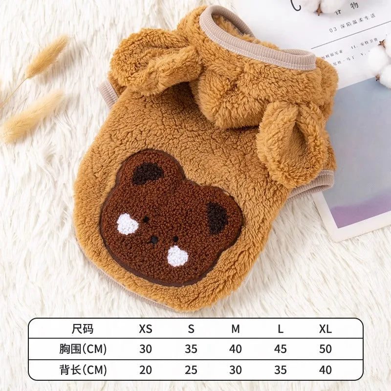Thickened Fluffy Cotton Coat for Kittens | Warm Winter Jacket