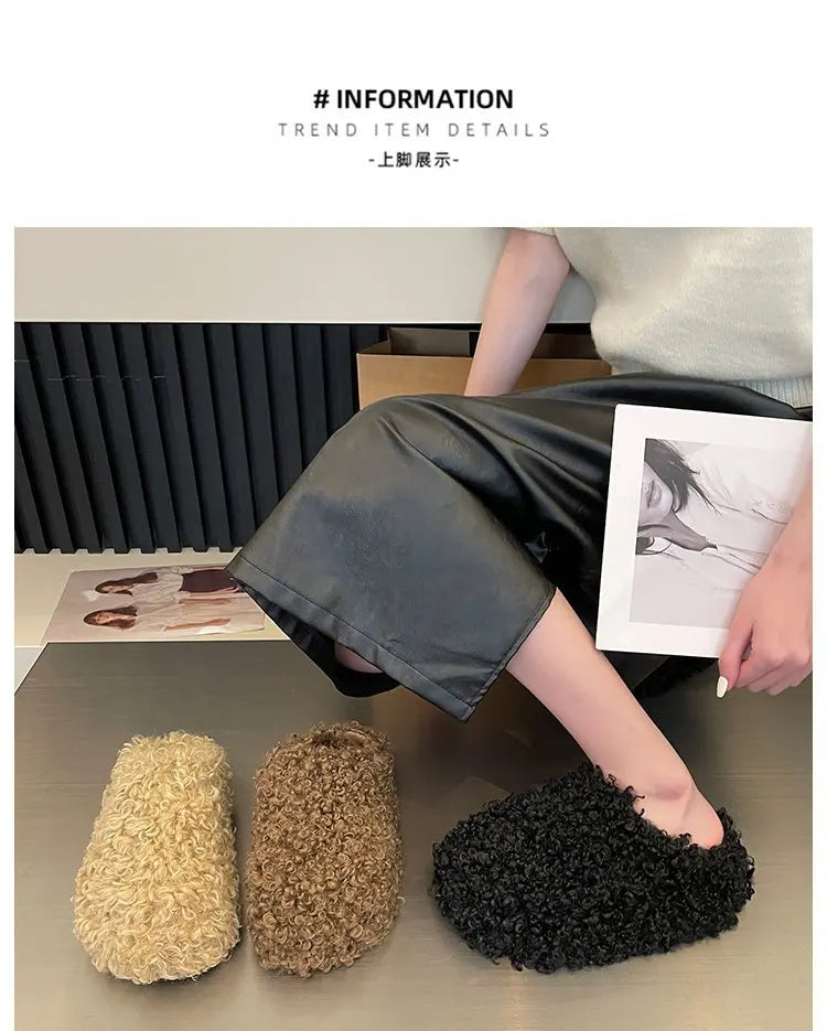 Warm Plush Velvet Slippers | Cozy Lightweight Home Footwear
