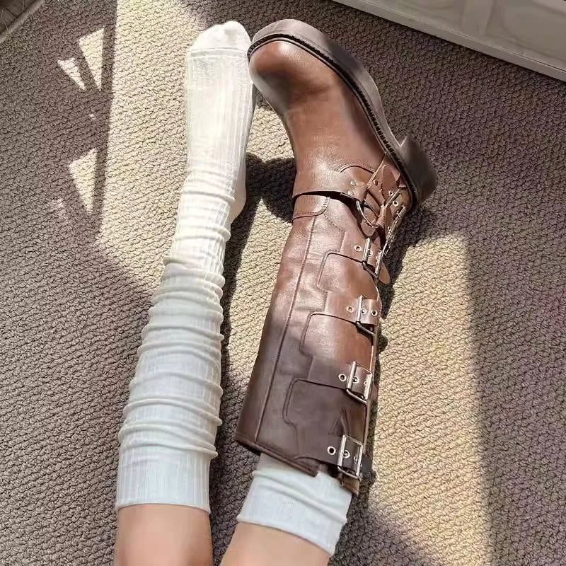 Stylish Knee Length Stockings for Women | Chic & Slimming Fashion