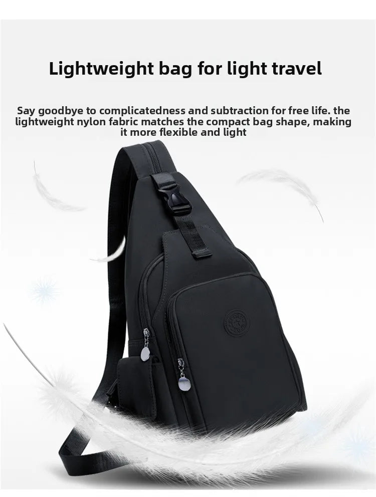 Casual Multi-Functional Nylon Chest Bag | Stylish and Practical