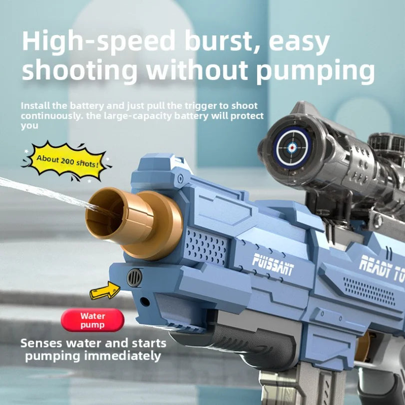 Electric High-Pressure Water Gun | Fun Water Play for All Ages