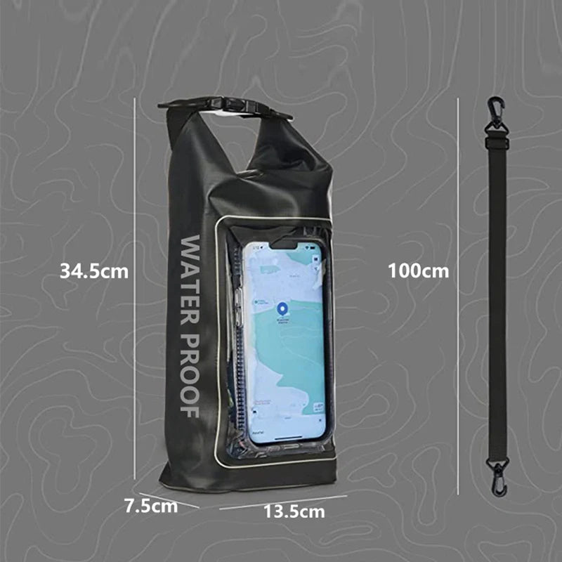 Waterproof Mobile Bag for Outdoor Sports | 2L PVC Dry Handbag