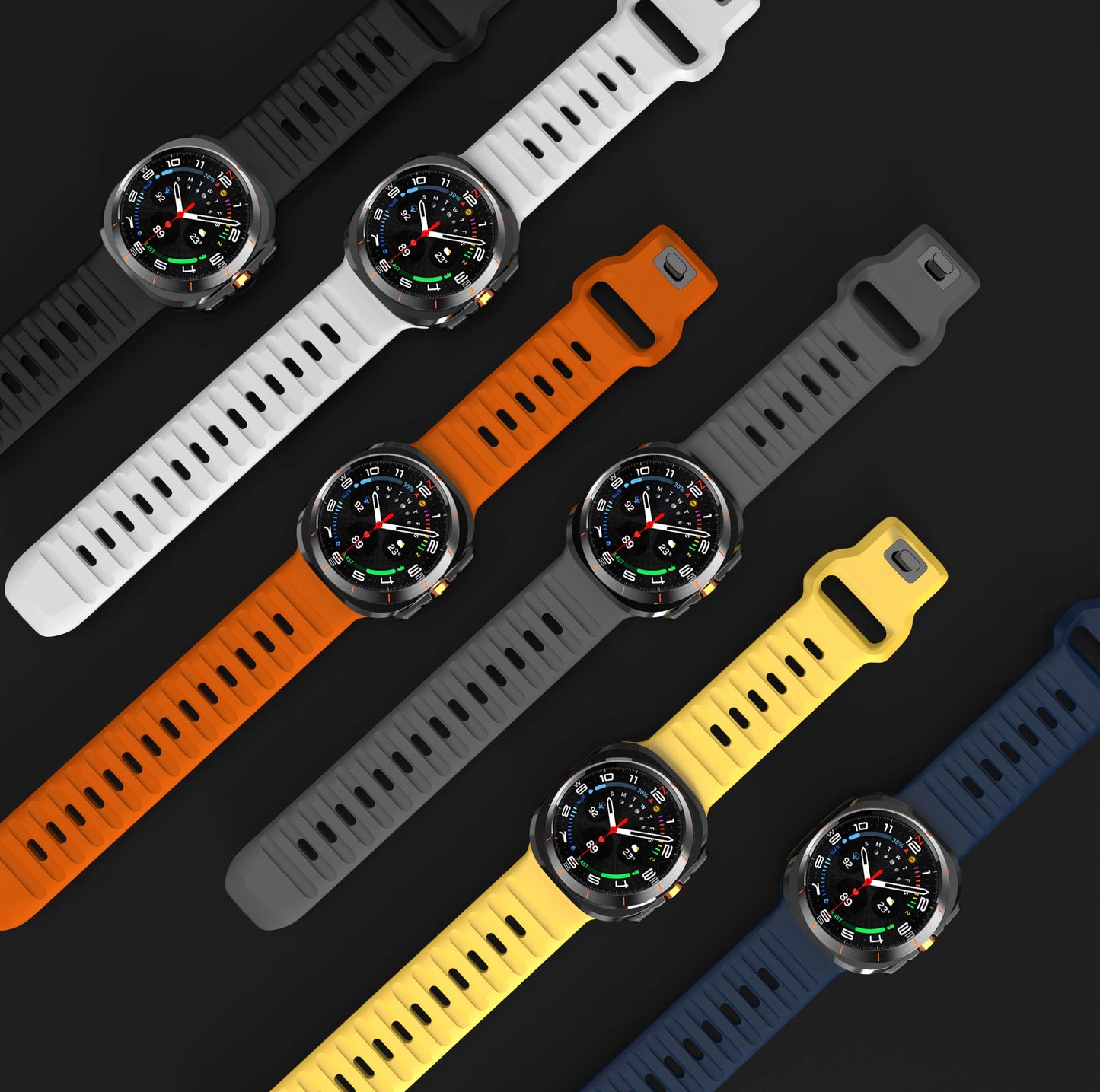 Silicone Sports Watch Strap | Durable Replacement Watch Band