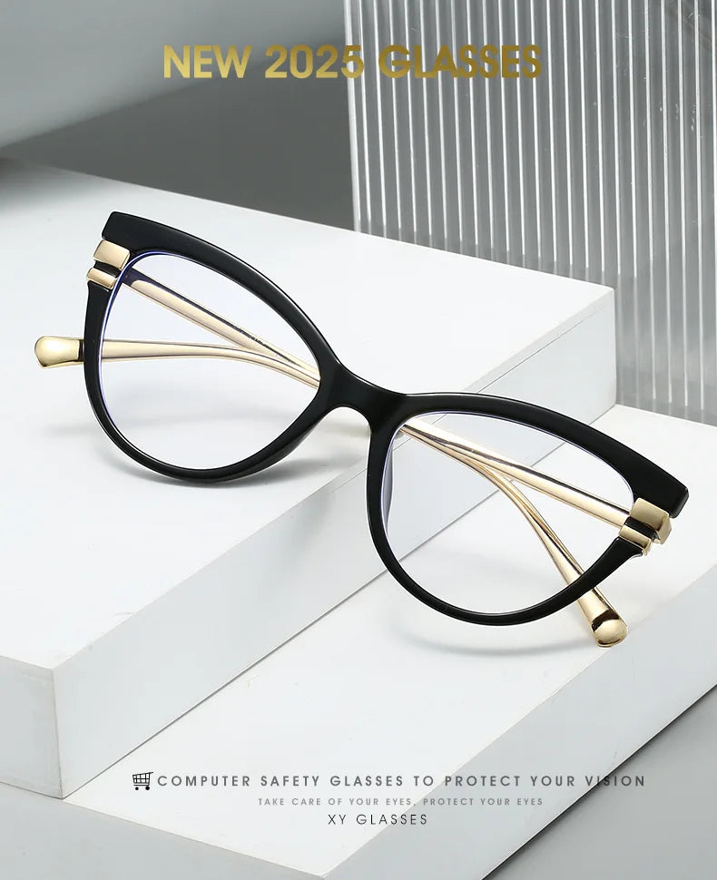 Cat Eye Anti Blue Light Glasses for Women | Trendy Fashion Frames 2026