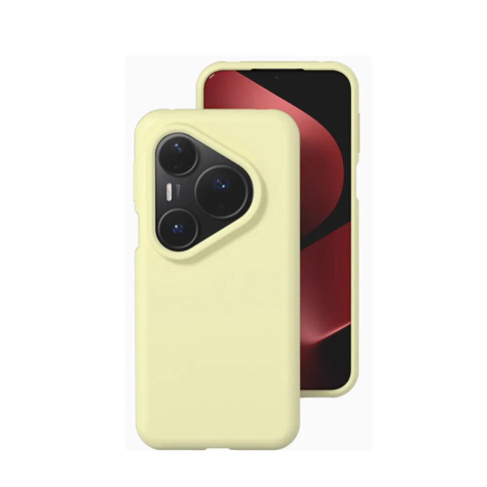 Liquid Silicone Phone Case For Huawei Pura 80 Pro Pura 70 P60 P50 P40 P30 Pro Mate 70 60 50 Luxury Soft Skin Smooth Cover Funda