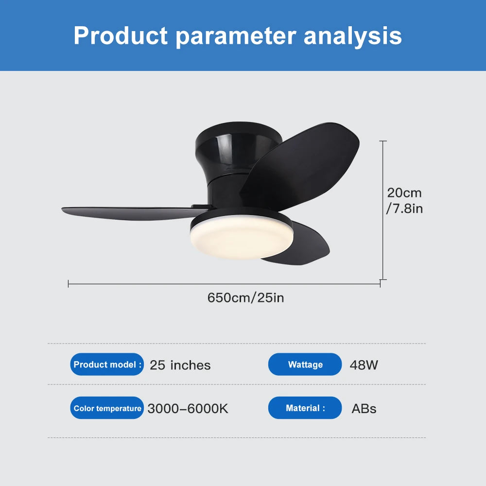 Modern Minimalist Ceiling Fan Lights for Every Room
