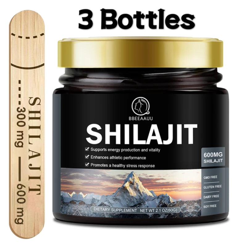 Natural Shilajit Resin Supplement for Immune Health & Energy