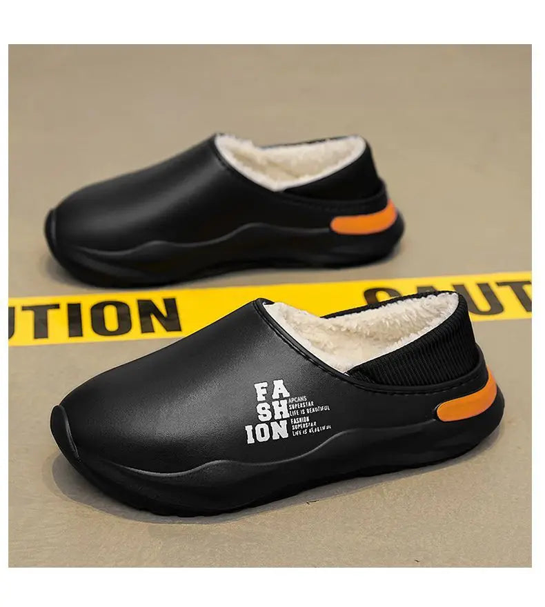 Men's EVA Waterproof Outdoor Slippers | Cozy Winter House Shoes