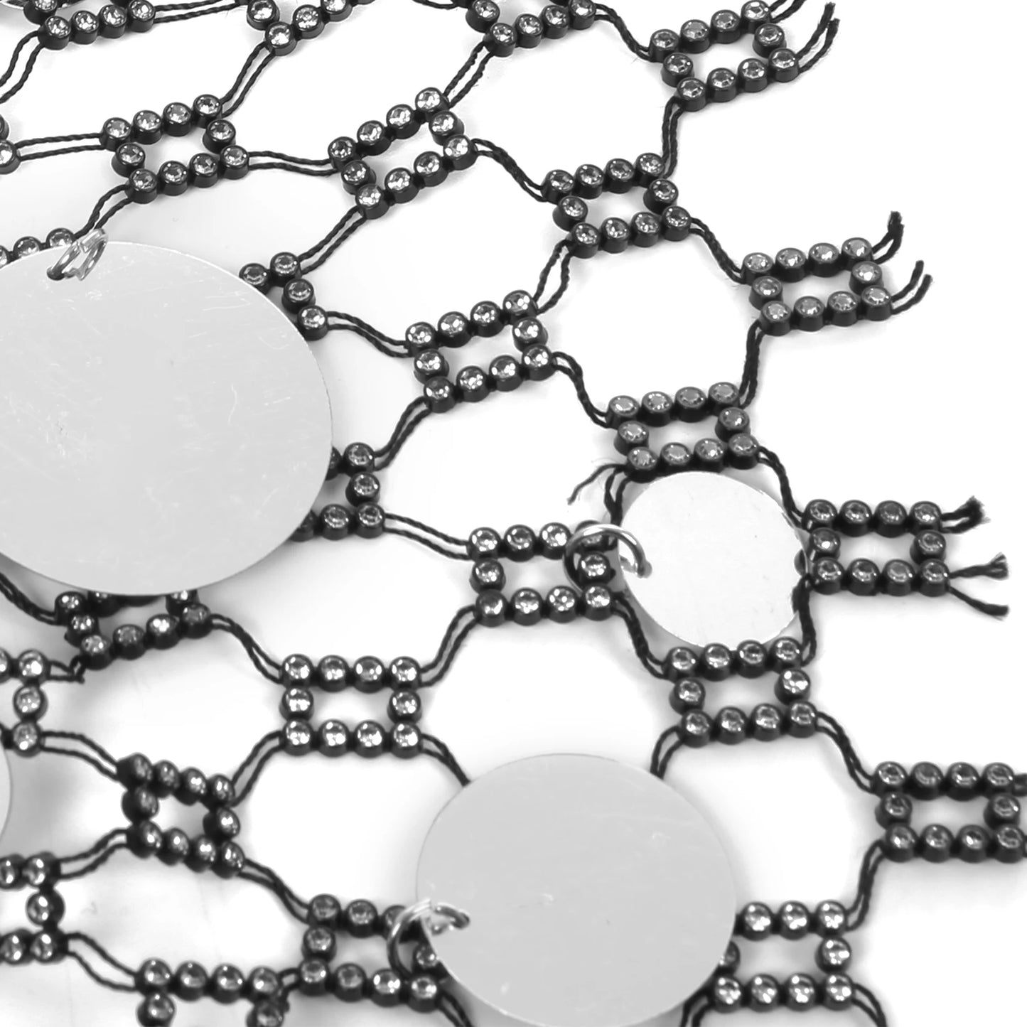 Shiny Rhinestone Fishnet Tank Top for Men | Perfect Party Wear