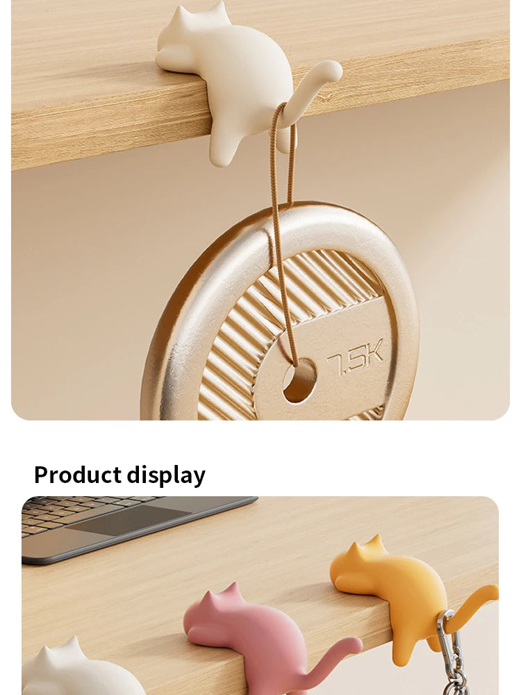 Multipurpose Office Hooks | Stylish Desk Organizer for Cables & Keys