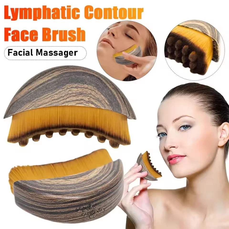 Face Sculpting Bandage & Massage Brush Set | V-Line Lifting Solution