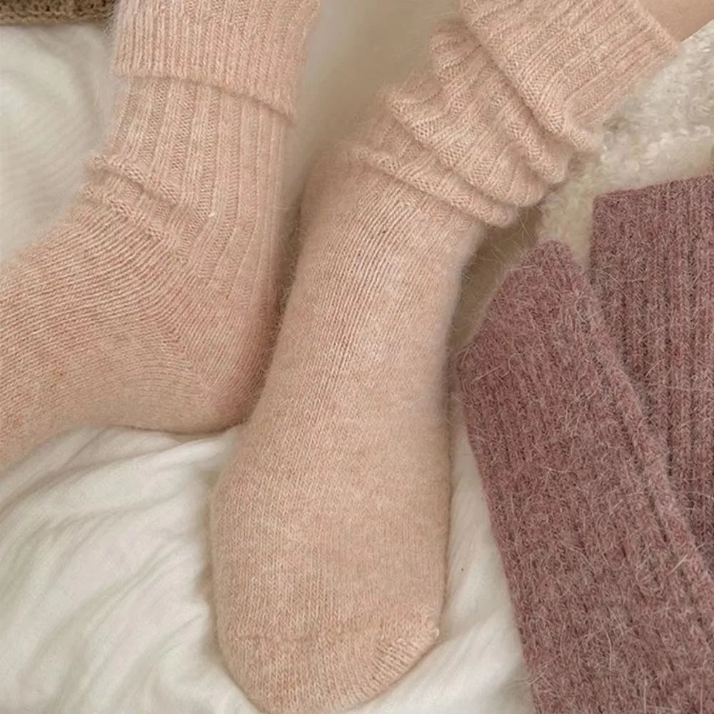 Women's Thermal Cashmere Wool Socks | Chic Harajuku Style