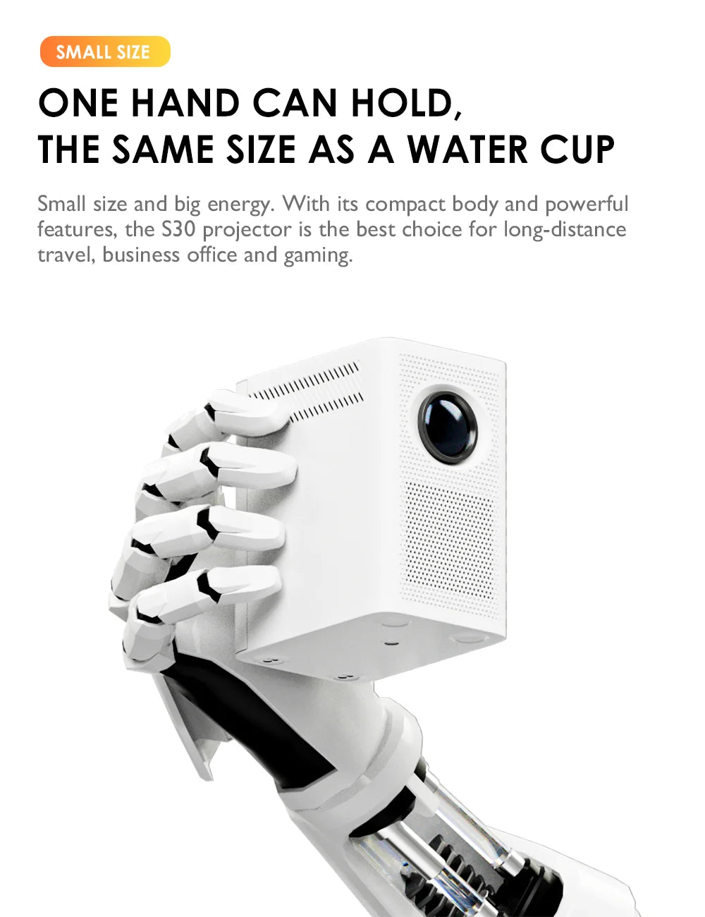 Full HD Mini Projector | Portable 1080P Bluetooth Home Theater