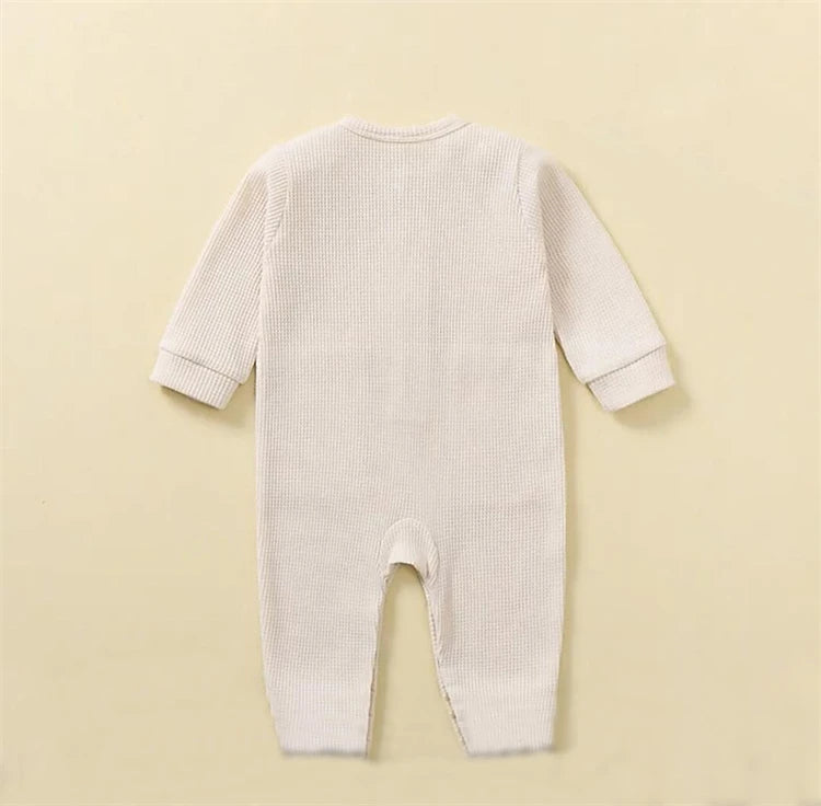 Soft Cotton Newborn Baby Romper | Long Sleeve Infant Jumpsuit