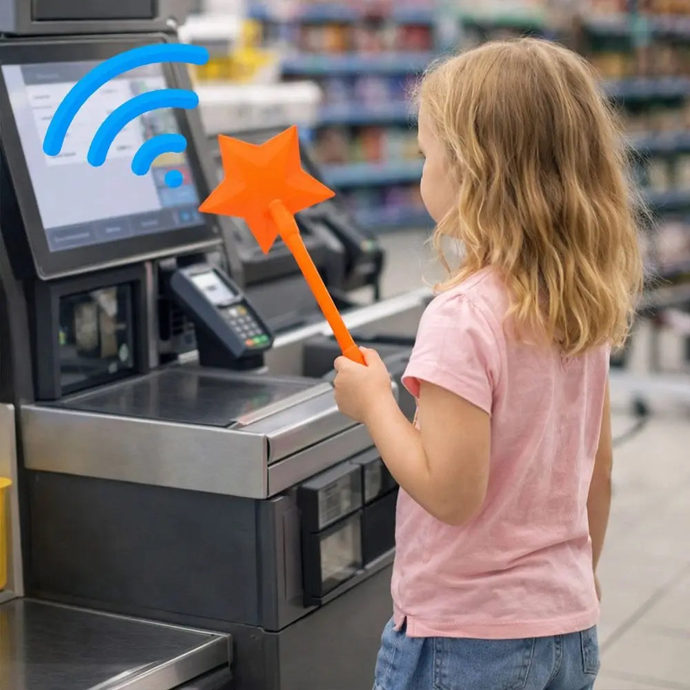 3D Printed Star Magic Wand | Portable Tap-to-Pay Card Holder