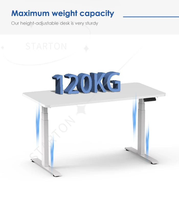 Ergonomic Electric Height Adjustable Standing Desk Frame