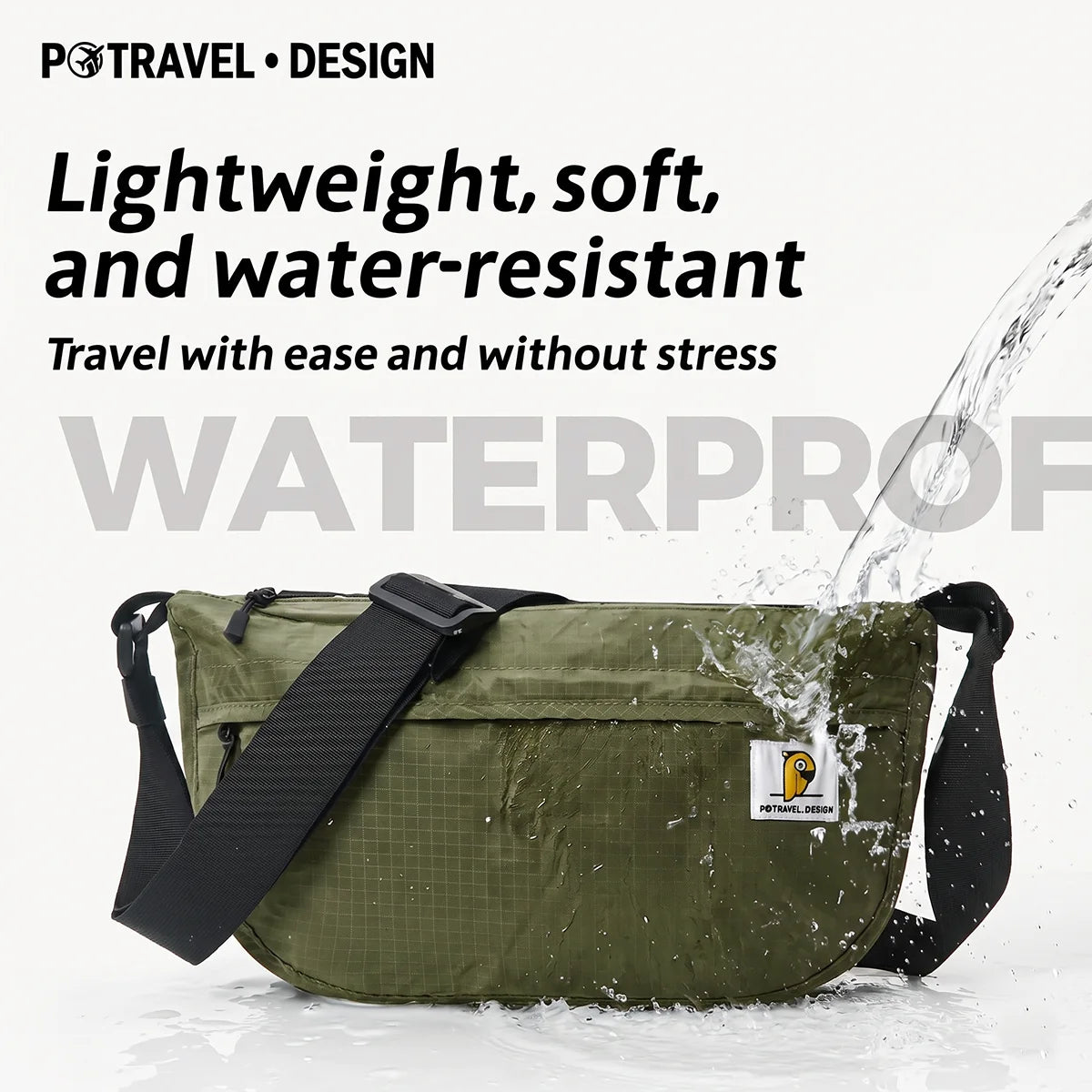Unisex Casual Crossbody Bag | Large Capacity Fashion Handbag
