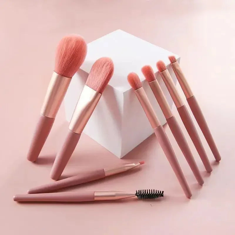 8PCS Professional Makeup Brush Set | Flawless Application Tools