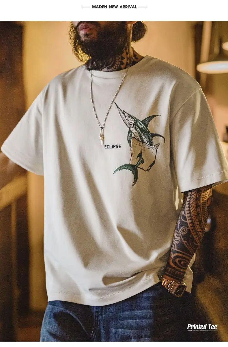 Men's Casual Printed Short Sleeve T-Shirt | Summer Comfort Tee