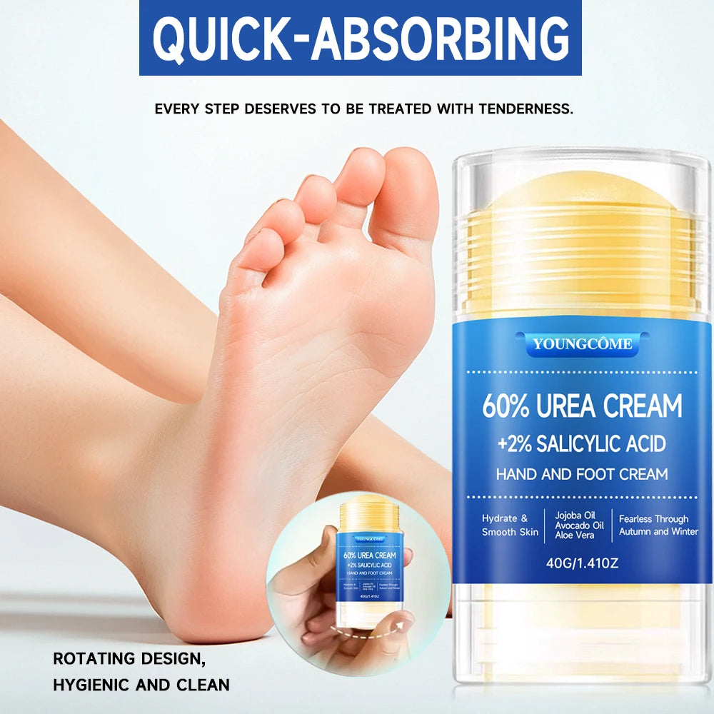Deep Moisturizing Urea Cream with Salicylic Acid for Feet & Hands