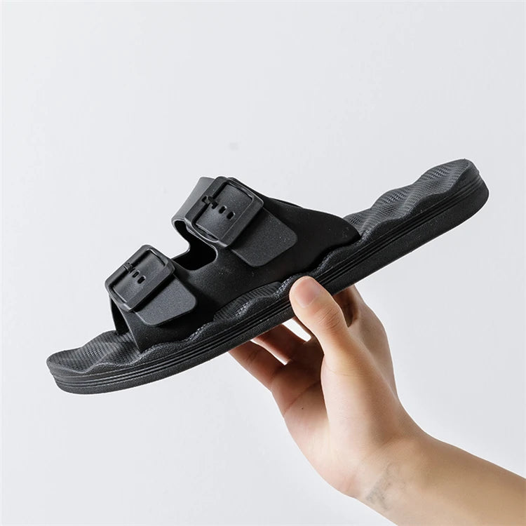 Comfortable Adjustable Men's Summer Slippers | Lightweight Beach Sandals