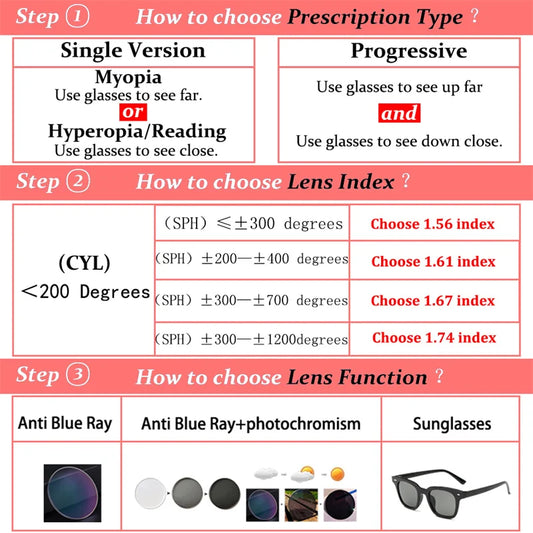 Gafas de fotocromáticas antiluz azul de moda para mujer