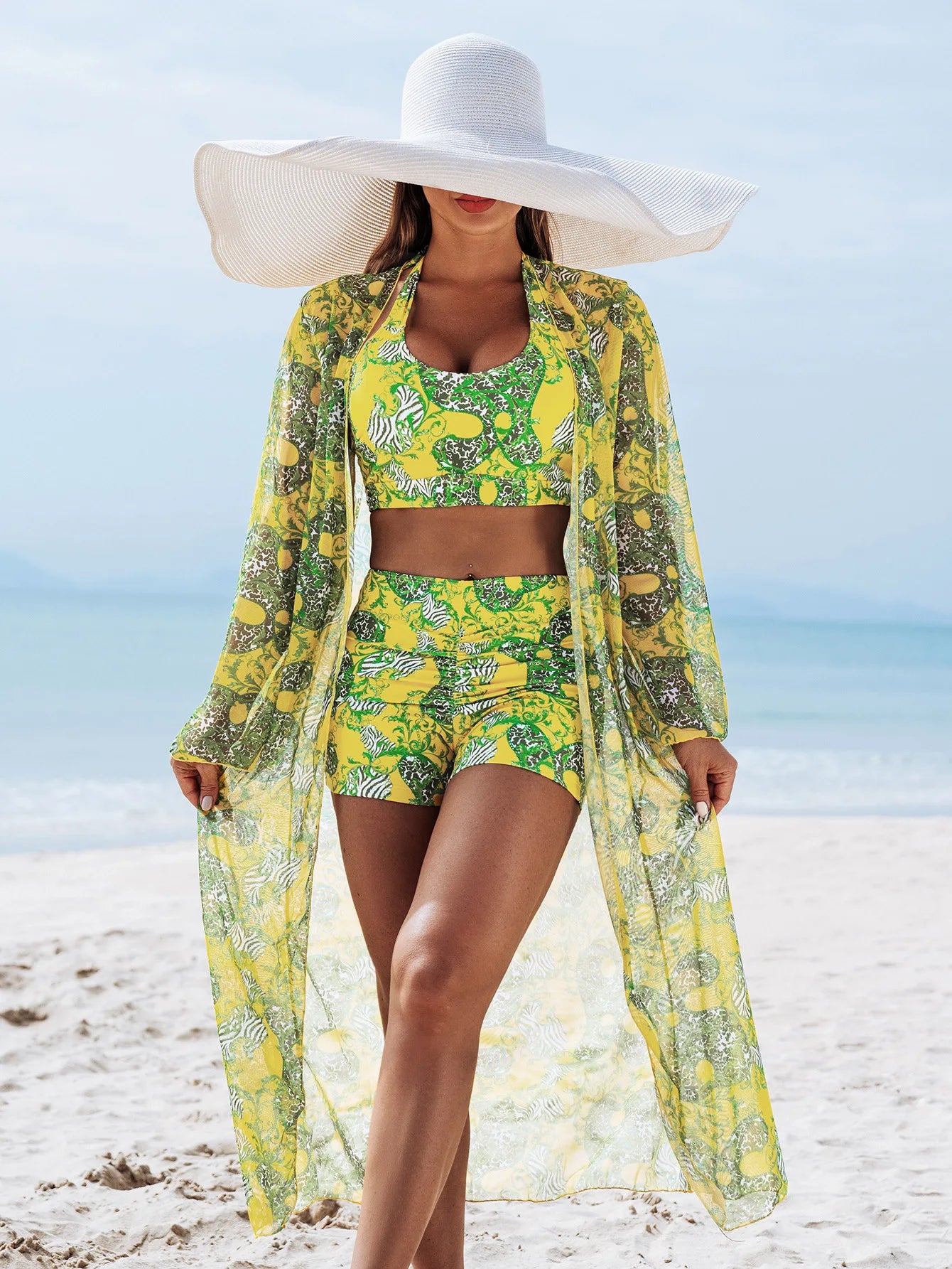 Women's Tankini Swimwear Set | Stylish Summer Beach Outfit