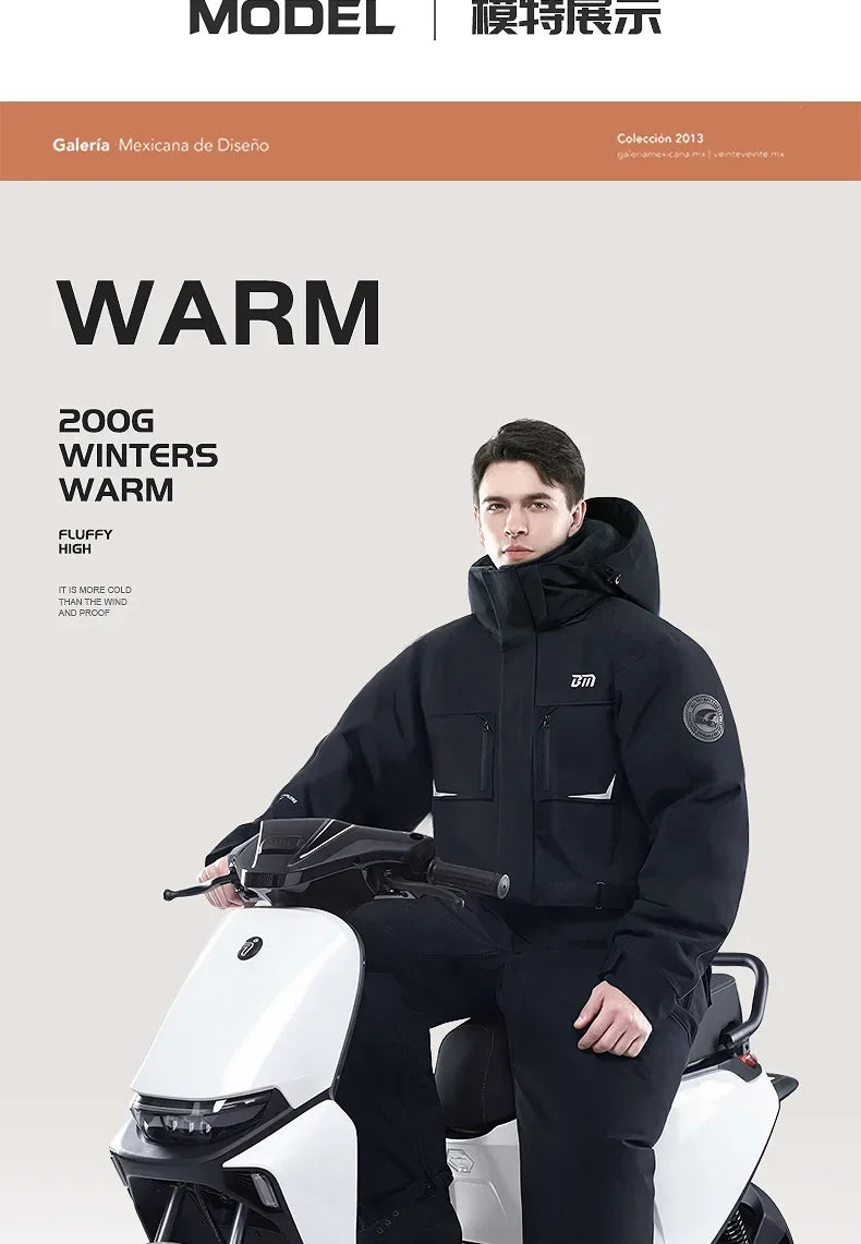 Winter Motorcycle Riding Jacket | Coldproof & Waterproof Gear