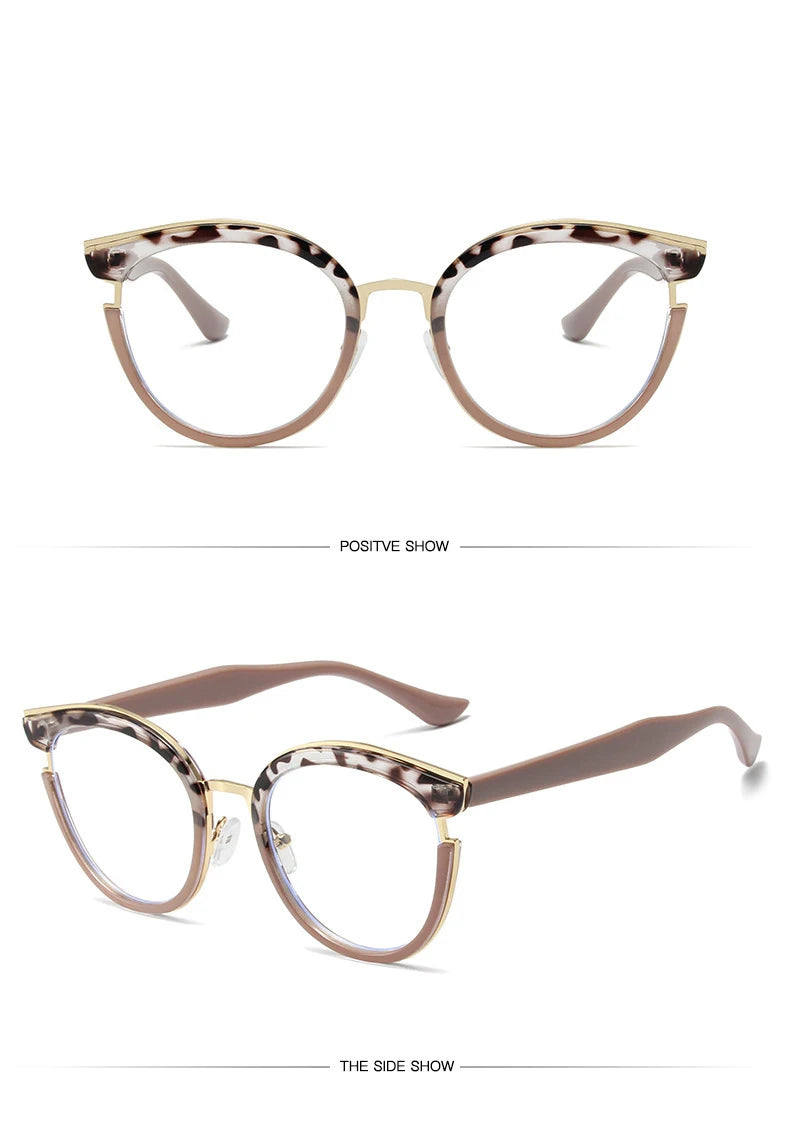 Stylish Cat Eye Eyeglasses | Trendy Colorful Computer Specs