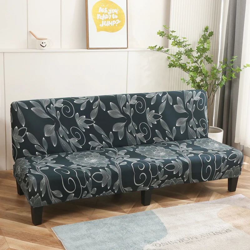 Stretch Printed Sofa Bed Cover | Dust-Proof Furniture Protector
