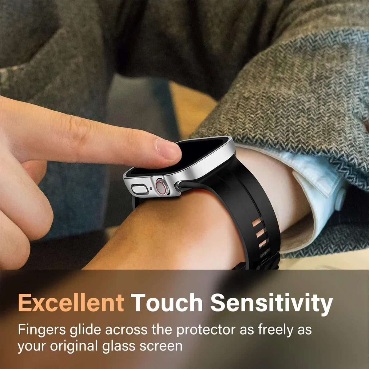 Waterproof Aluminum Alloy Case for Smartwatches | Full Coverage Protection