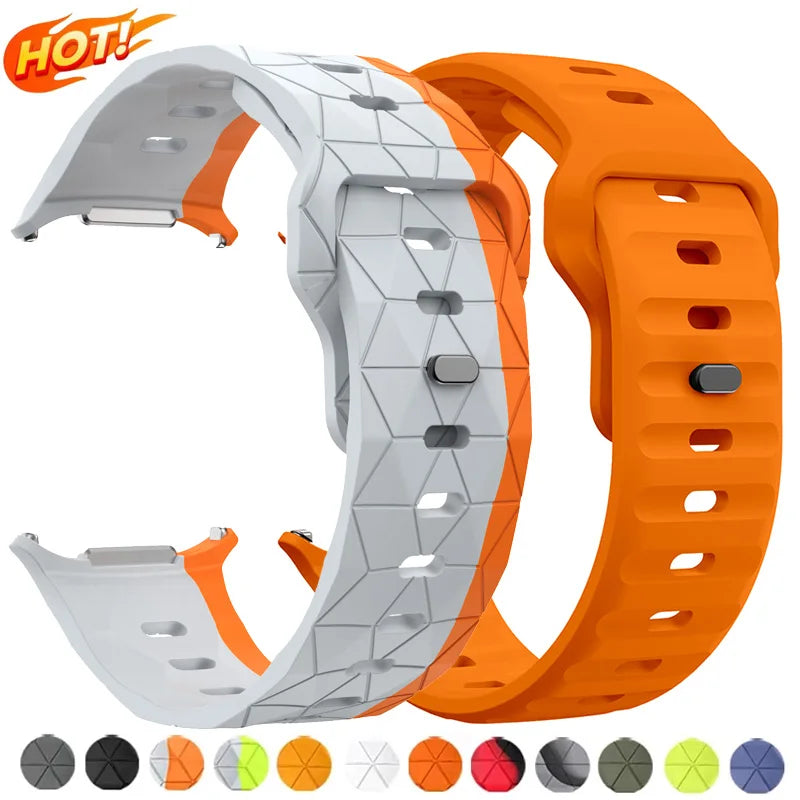 Sport Silicone Replacement Strap for Galaxy Watch 7 Ultra 47mm