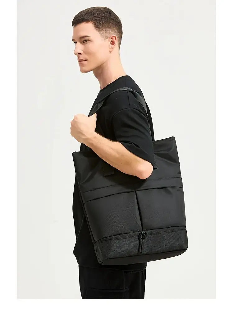 Large Capacity Men's Tote Bag | Versatile Casual Backpack Handbag