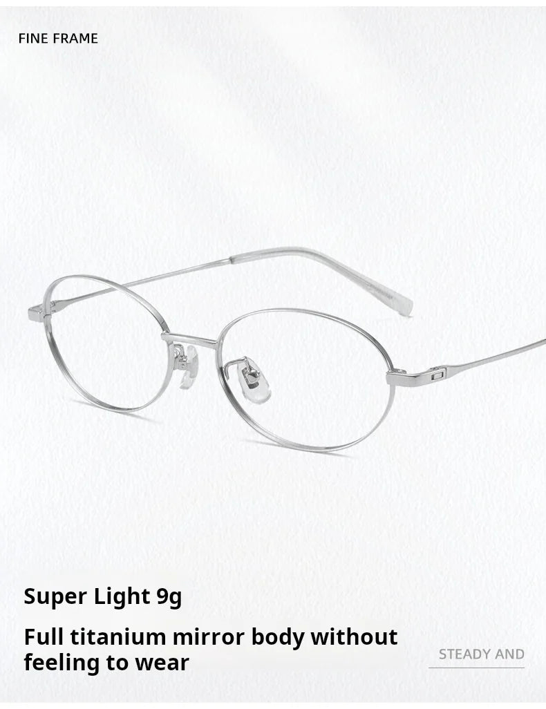 Retro Oval Prescription Glasses | Stylish Blue Light Blocking Eyewear